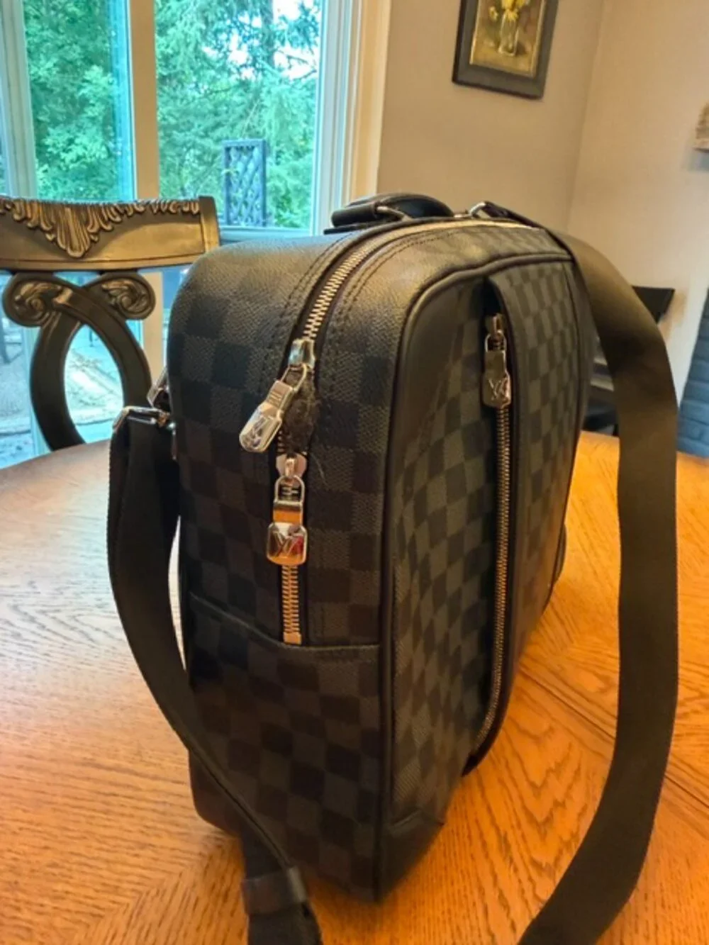 Louis Vuitton Damier Graphite Breifcase Backpack, LIKE NEW